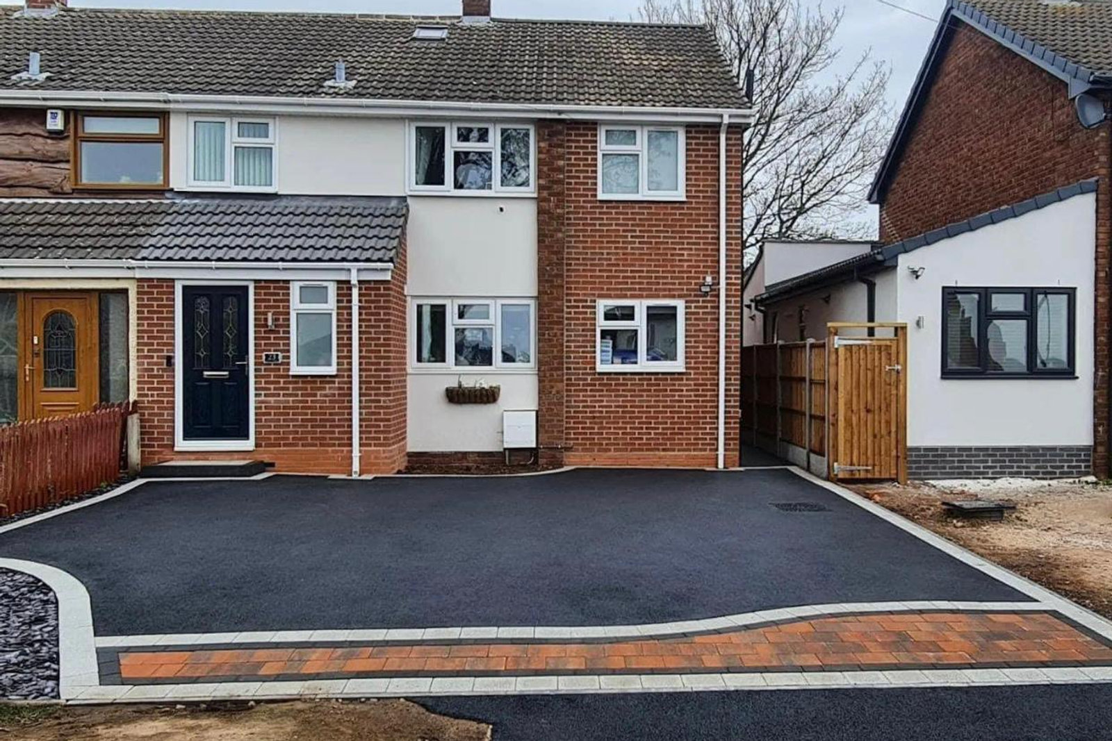 completed tarmac driveway, project view 7